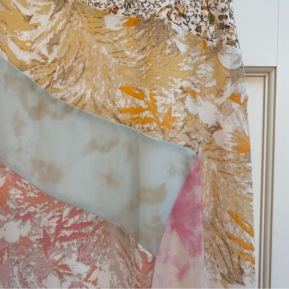 Patchwork midi skirt - Picture 4 of 6